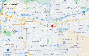 DFS Headquarters location map